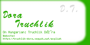 dora truchlik business card